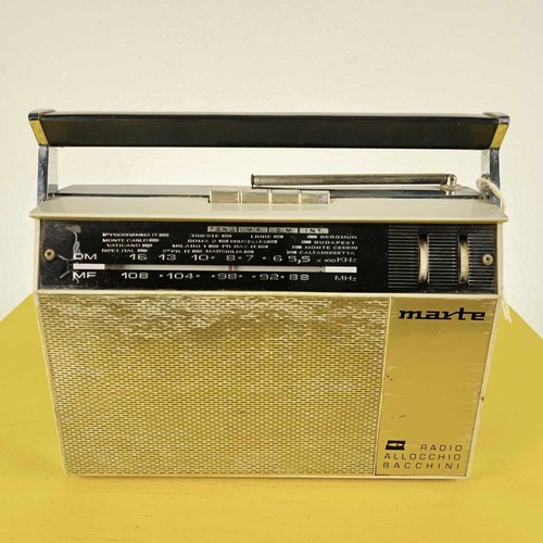 Radio vintage marte allocchio - vintage,