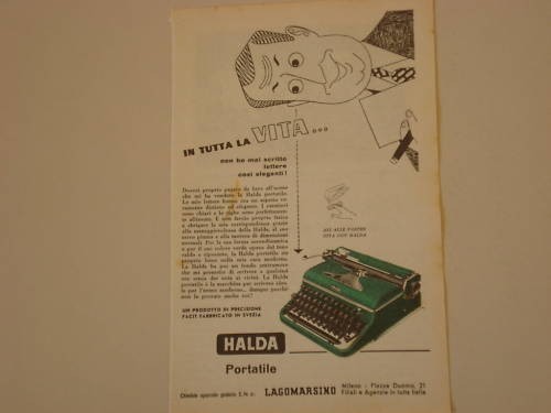 Advertising pubblicità 1955 - advertising,