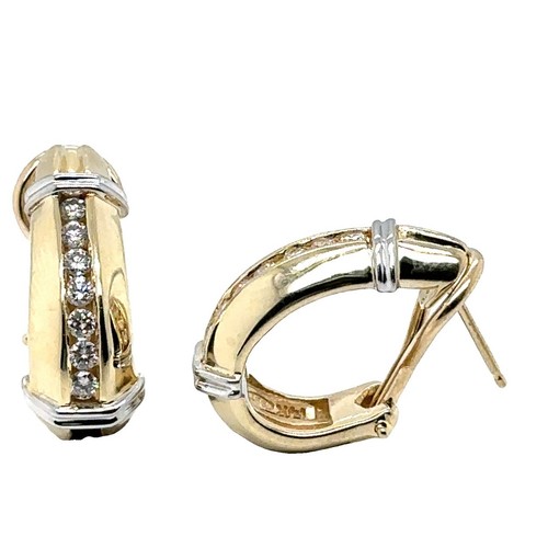 Orecchini cerchio huggie - a,