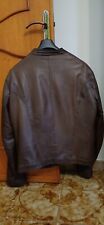 giubbino vera pelle uomo