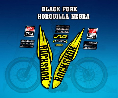Adesivi stickers forcella rock - adesivi,