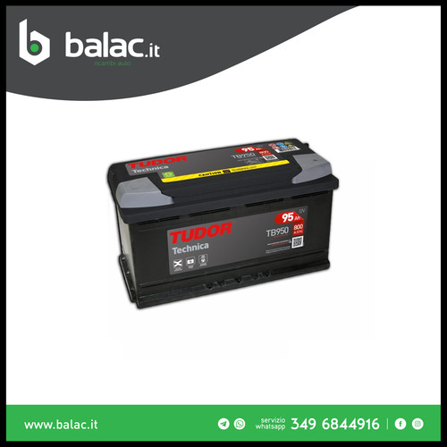 Tudor exide batteria da auto - tudor,