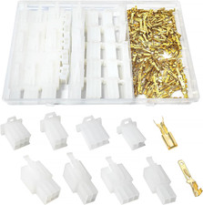 190 Pezzi 2.8Mm Kit Di Connettori Elettrici per Auto, 2/3/4/6 Pin Kit Connettore