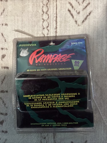 Audiovox rampage equalizzatore - audiovox,