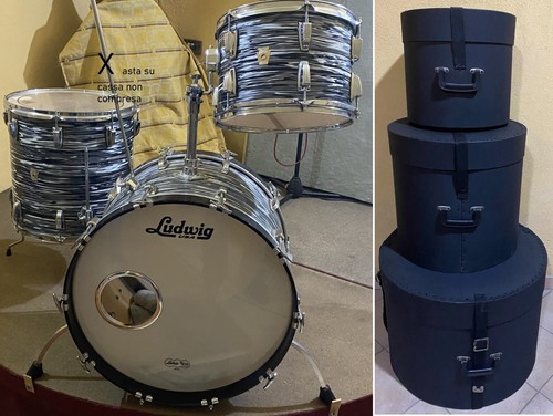 Batteria ludwig fab four black - batteria,