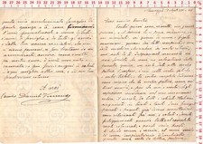 E7840 DOCUMENTO STORICO 1936 COMO LETTERA MANOSCRITTO FASCISMO FASCISTA 