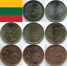 Monete euro lituania - monete, 2015