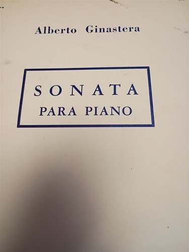 Pianoforte alberto gomastera - pianoforte,