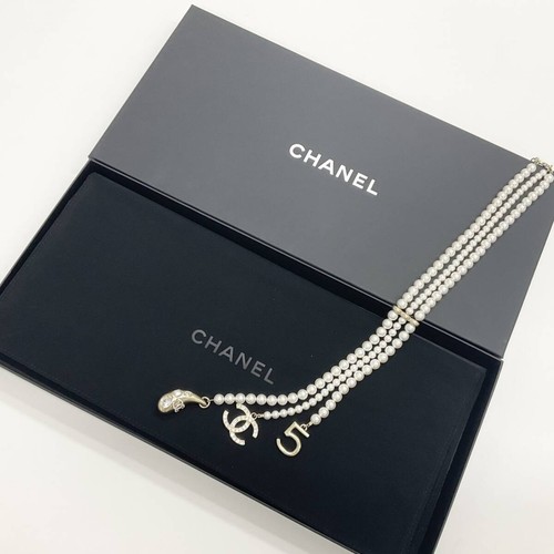 Collana chanel coco mark - mark, perle