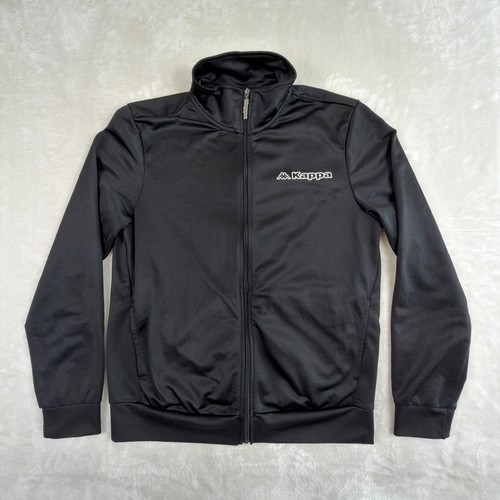 Giacca kappa nera full zip - giacca, l