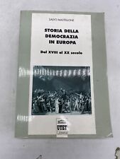 SALVO MASTELLONE - STORIA DELLA DEMOCRAZIA IN EUROPA - UTET LIBRERIA