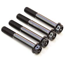 4x Bulloni pinza anteriore titanio nero 75mm per Kawasaki Z1000SX 2012-2019