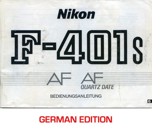 Nikon 401s manuale di - nikon,