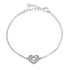 STROILI BRACCIALE CUORE SILVER BALLAD 16