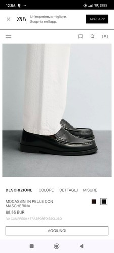 Scarpe uomo zara mocassini - uomo,