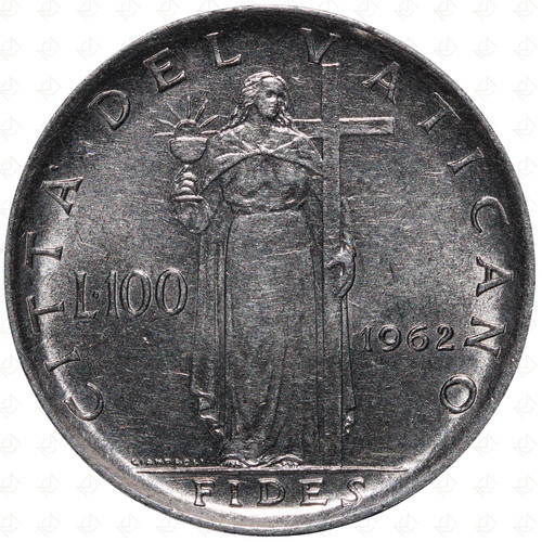 Moneta 100 lire 1962 città - moneta,
