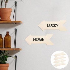  8 frecce in legno grezzo