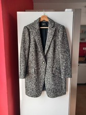 Cappotto lungo in lana bianco
