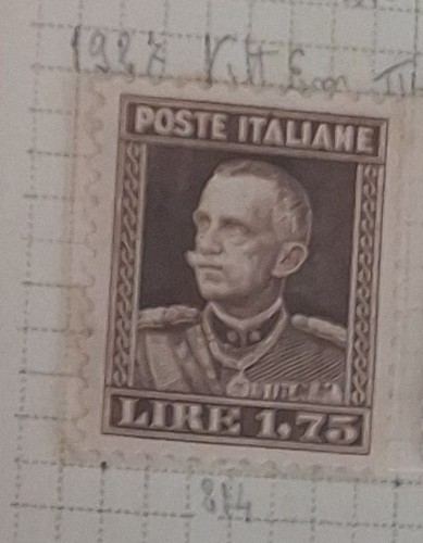 Francobollo italia 1927 - italia,