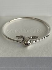 Braccialetto PANDORA Harry Potter chiusura boccino dorato nuovo con etichette 7,5" 598619C00-19cm