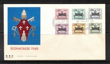 Vaticano 1968 fdc tre - vaticano,