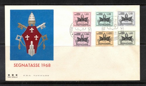 Vaticano 1968 fdc tre stelle - vaticano,