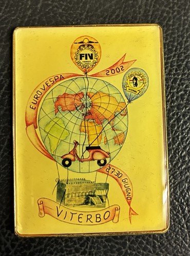 Vespa badge placca eurovespa - placca,
