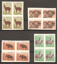 Animali 1962 Albania 704/707