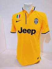 JUVENTUS 2013/14 NIKE 18 PELUSO maglia originale away player issue / match worn