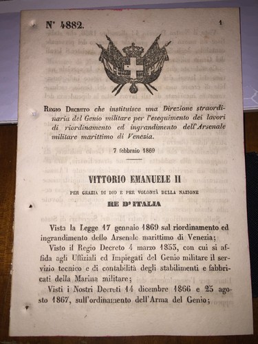 Regio decreto arsenale - regio,