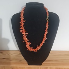 Collana di corallo a ramo- Coral branch neklace