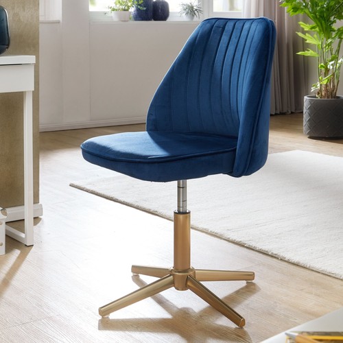Finebuy sedia girevole - finebuy, blu