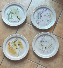 4 Piatti Ceramica Ernesto Treccani “Le Quattro Stagioni” 4 stagioni, edizione limitata