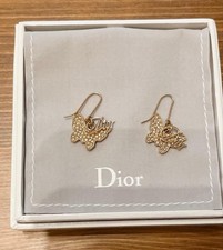 Orecchini Christian Dior logo