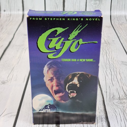 Cujo vhs stephen king video - cujo,