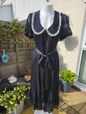 Abito midi Joanie Peony nero