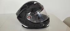 CASCO MOTO INTEGRALE LS2 VECTOR 2 FF811 SPLITTER NERO LUCIDO BIANCO TAGLIA M
