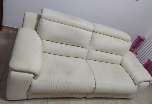 Divano recline alcantare - divano,