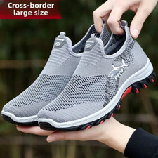 Scarpe Uomo Estive Slip-On Traspiranti Comode Modello Squalo Suola Morbida