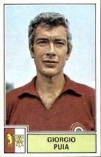 figurina CALCIATORI PANINI 1971/72 variante tabacchi Torino Puia