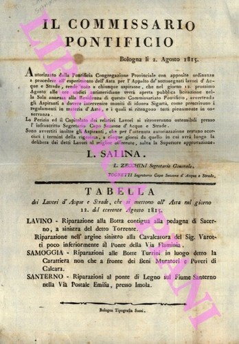 Lavori acque che pongono - d'acque,