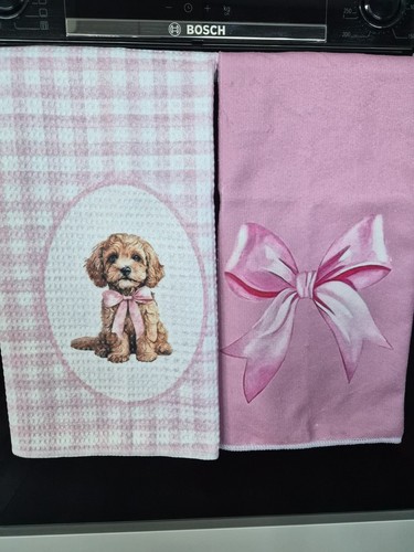 Set asciugamani cockapoo mini - cockapoo,