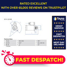 Motorino avviamento adatto a TOYOTA AVENSIS CT220 2.0D 97 a 99 2CTE Bosch 281000B010