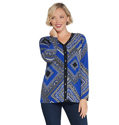 Tunica susan graver - xs, blu