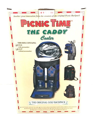 Picnic time golf caddy cooler - time,