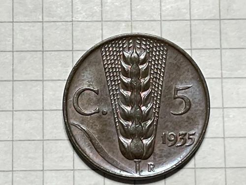 Centesimi spiga 1935 - centesimi,