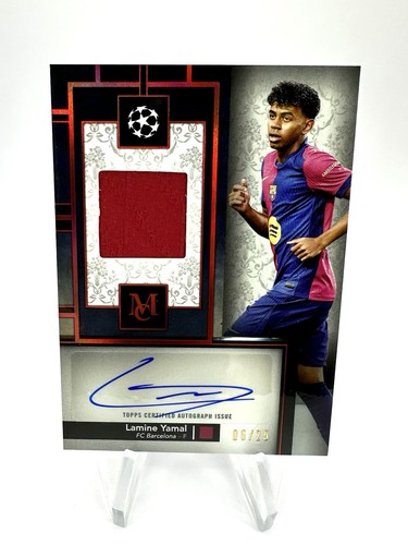 2025 lamina yamal topps museum - yamal,