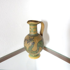 Brocca ceramica umbra vintage Maceo Assisi Umbria no Grazia Deruta Orvieto