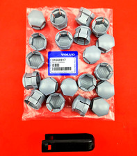 20X Originali Volvo Coprimozzo Set Argento XC40 XC60 XC90 V60 - 31660917