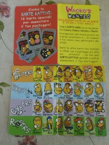 Wacko wanted checklist - wacko's,